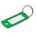 Tag / Green tag coated with plastic